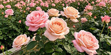 Roses cultivation