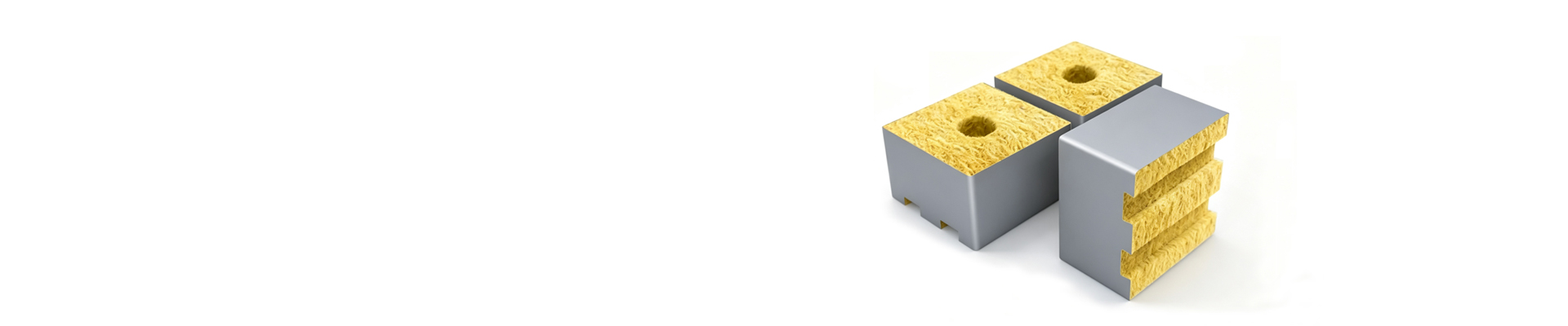 Grofine Cannabis Rock Wool Growing Block 100S for commercial indoor cannabis cultivation