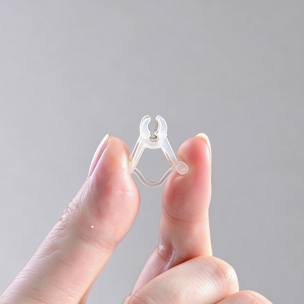 vegetable grafting clips transparent plastic clip closeup