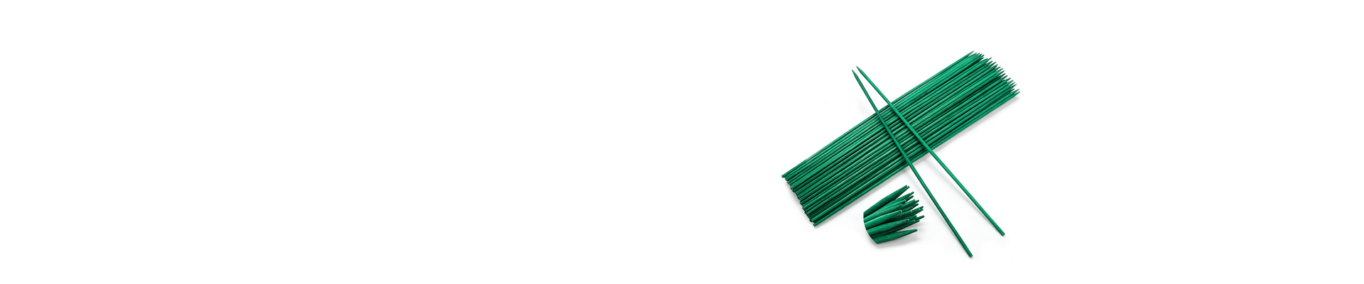 Grofine premium green bamboo stakes - horticulture bamboo stakes for professional plant support