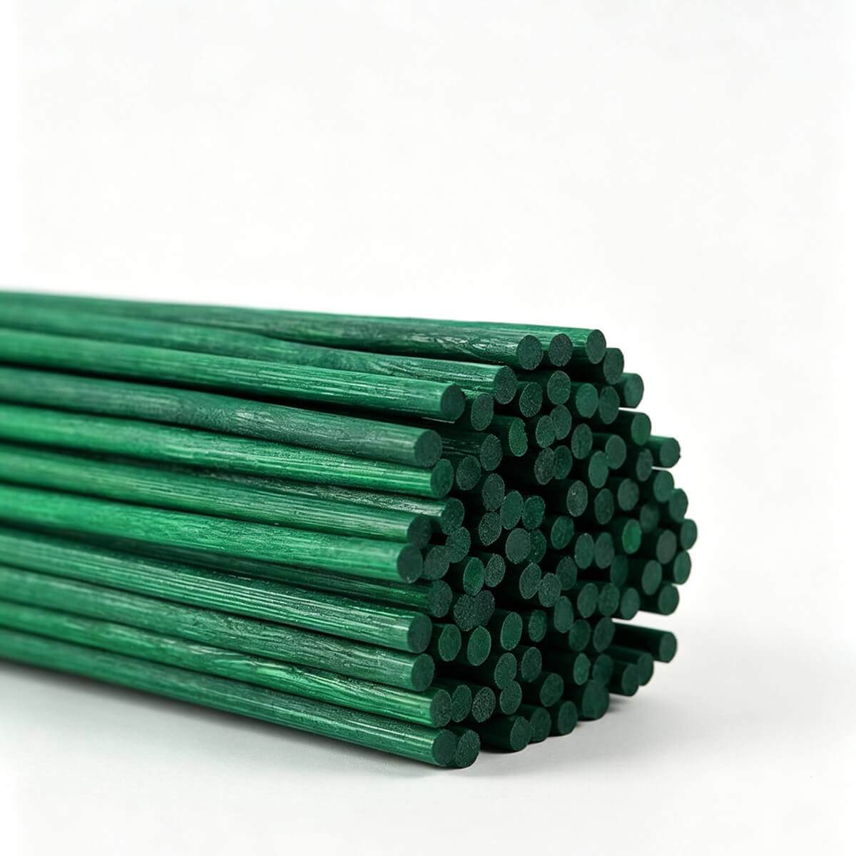 plant support stakes stacked bulk product shot with neatly cut ends