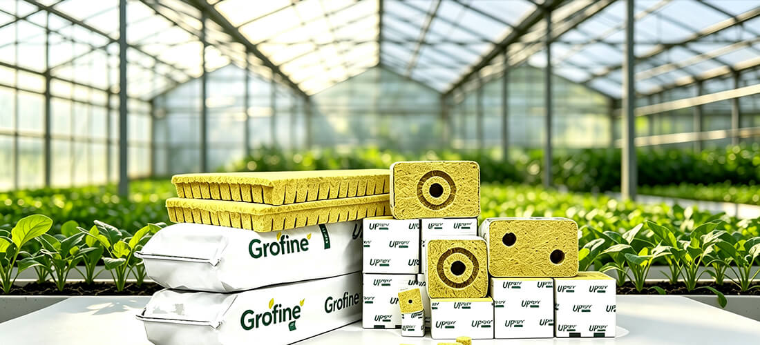 Growing media products - rock wool substrates