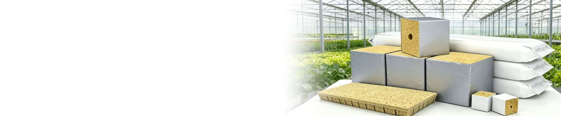 Grofine stone wool growing media - rock wool growing media for commercial greenhouse cultivation