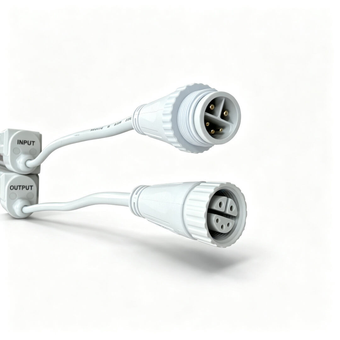 T8 horticulture LED male and female connector plug