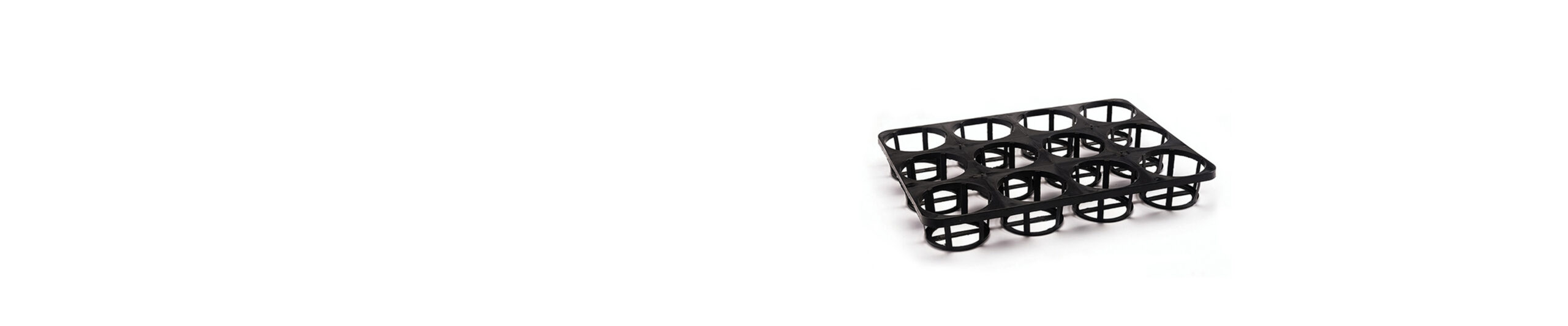 Grofine 12-cell orchid pot carrying tray, heavy duty orchid tray for greenhouse