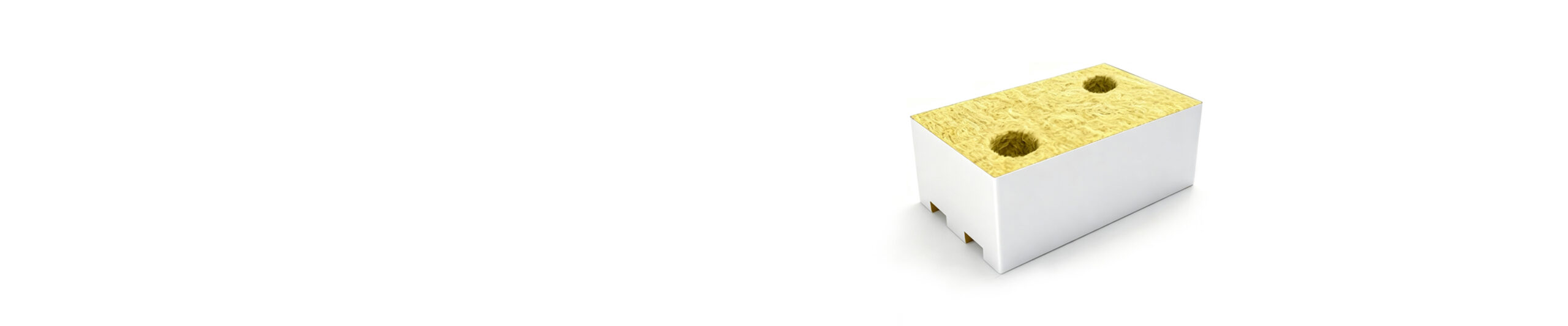 Grofine Rock Wool Growing Block R150S for commercial greenhouse tomato and cucumber cultivation